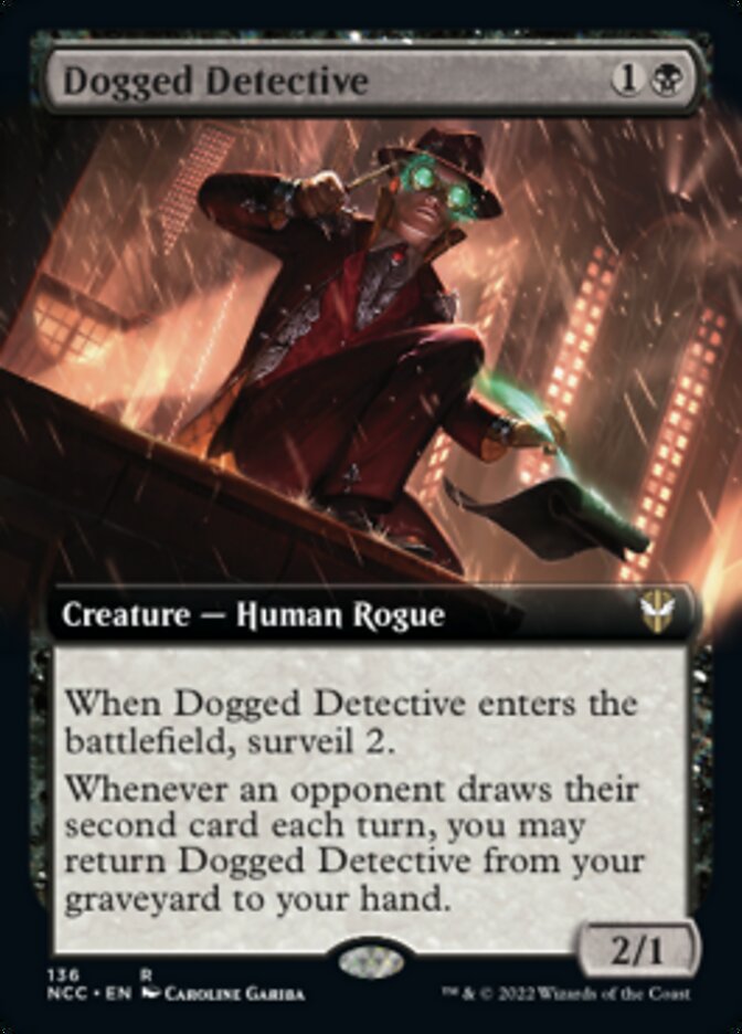 Dogged Detective (Extended Art) [Streets of New Capenna Commander] | Play N Trade Winnipeg