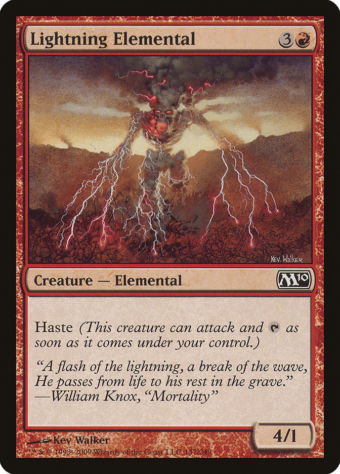 Lightning Elemental [Magic 2010] | Play N Trade Winnipeg