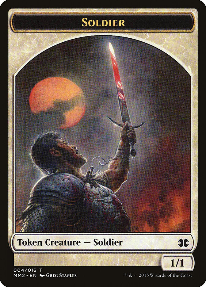 Soldier [Modern Masters 2015 Tokens] | Play N Trade Winnipeg