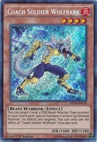 Coach Soldier Wolfbark [MP14-EN119] Secret Rare | Play N Trade Winnipeg