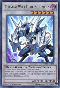 Celestial Wolf Lord, Blue Sirius [MP14-EN183] Ultra Rare | Play N Trade Winnipeg