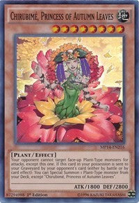 Chirubime, Princess of Autumn Leaves [MP14-EN216] Super Rare | Play N Trade Winnipeg