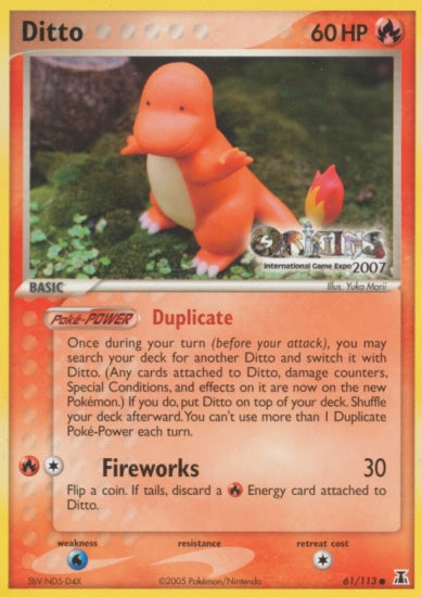 Ditto (61/113) (Origins Game Fair 2007) [EX: Delta Species] | Play N Trade Winnipeg