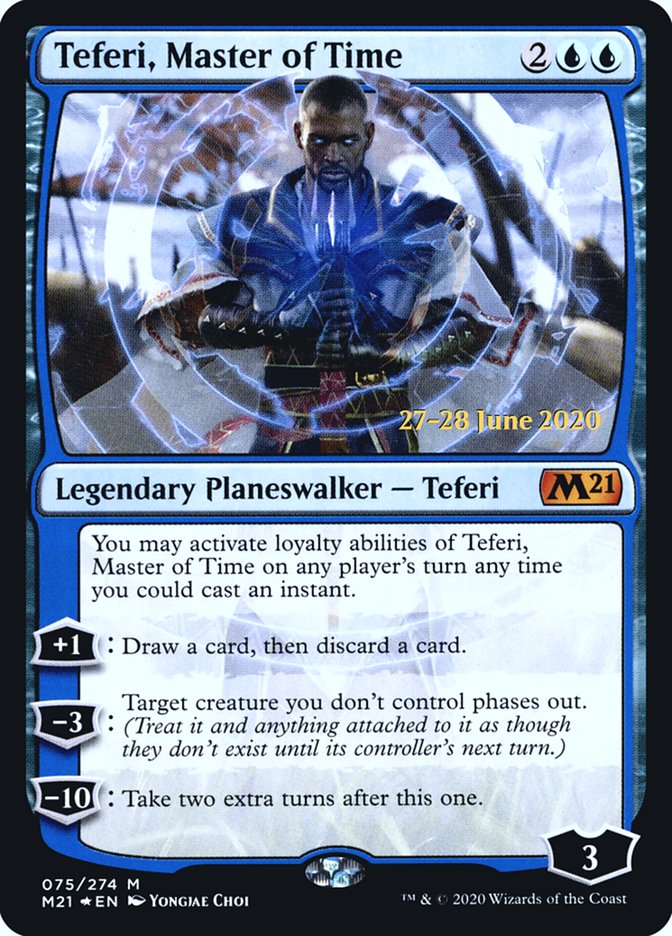 Teferi, Master of Time [Core Set 2021 Prerelease Promos] | Play N Trade Winnipeg