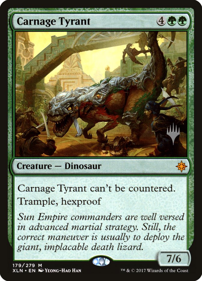 Carnage Tyrant (Promo Pack) [Ixalan Promos] | Play N Trade Winnipeg