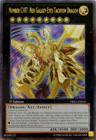 Number C107: Neo Galaxy-Eyes Tachyon Dragon [PRIO-EN041] Super Rare | Play N Trade Winnipeg