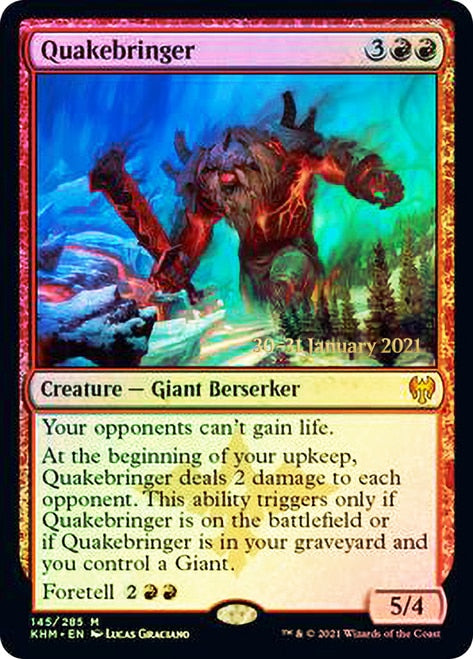 Quakebringer [Kaldheim Prerelease Promos] | Play N Trade Winnipeg