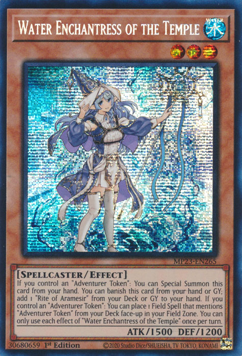 Water Enchantress of the Temple [MP23-EN265] Prismatic Secret Rare | Play N Trade Winnipeg