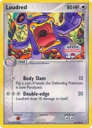 Loudred (35/106) (State Championships) [EX: Emerald] | Play N Trade Winnipeg