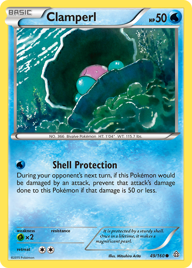 Clamperl (49/160) [XY: Primal Clash] | Play N Trade Winnipeg