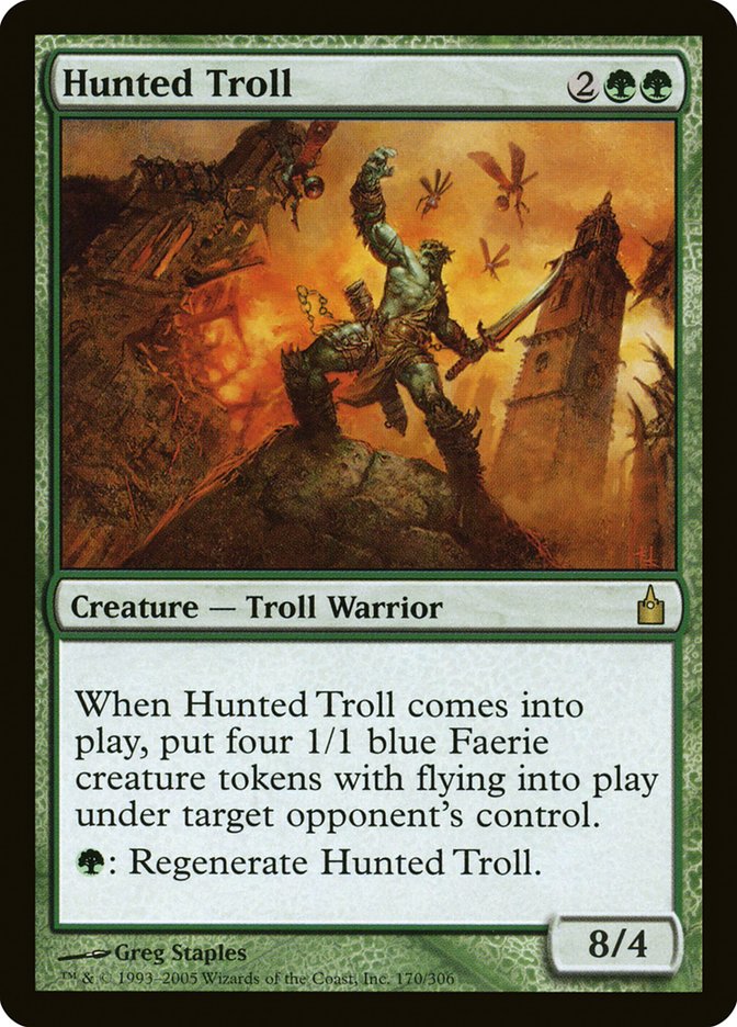 Hunted Troll [Ravnica: City of Guilds] | Play N Trade Winnipeg