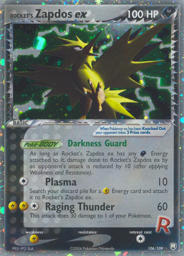 Rocket's Zapdos ex (106/109) [EX: Team Rocket Returns] | Play N Trade Winnipeg