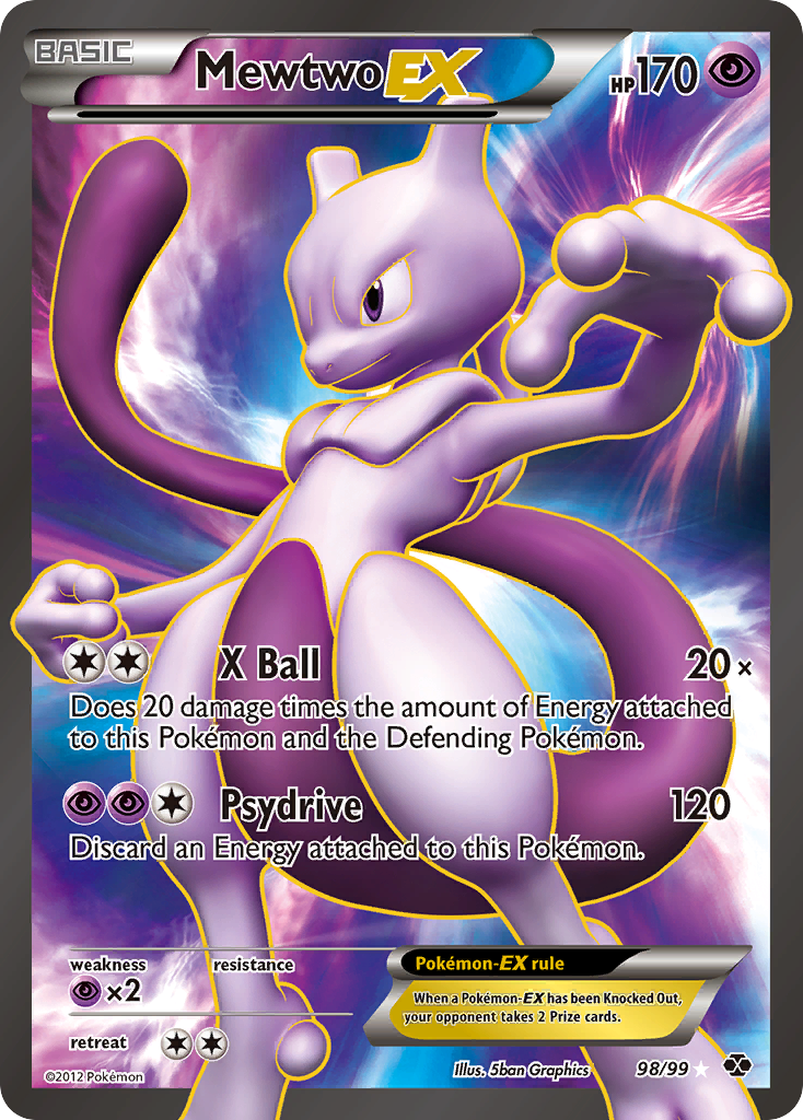 Mewtwo EX (98/99) [Black & White: Next Destinies] | Play N Trade Winnipeg