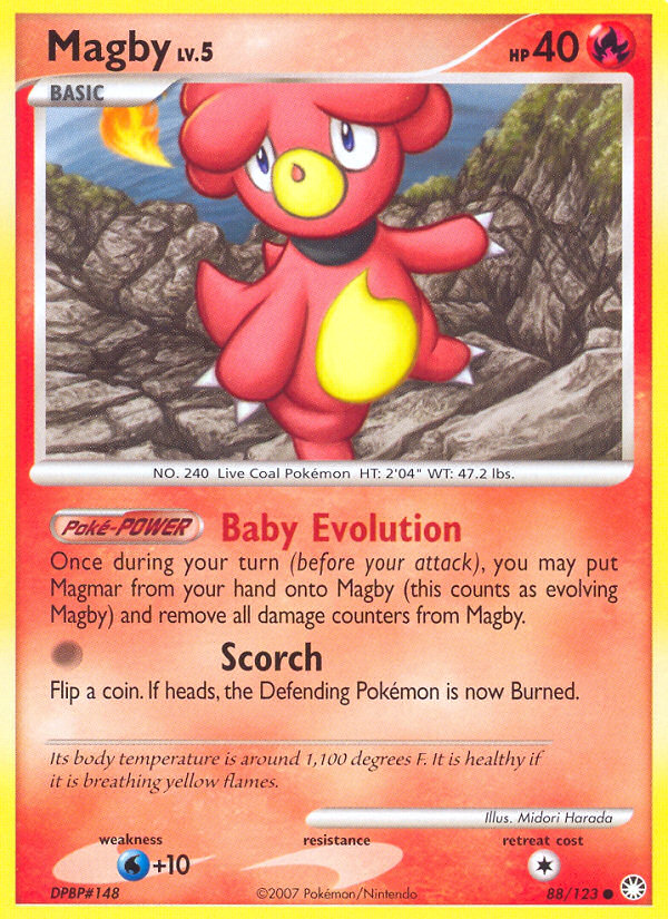 Magby (88/123) [Diamond & Pearl: Mysterious Treasures] | Play N Trade Winnipeg