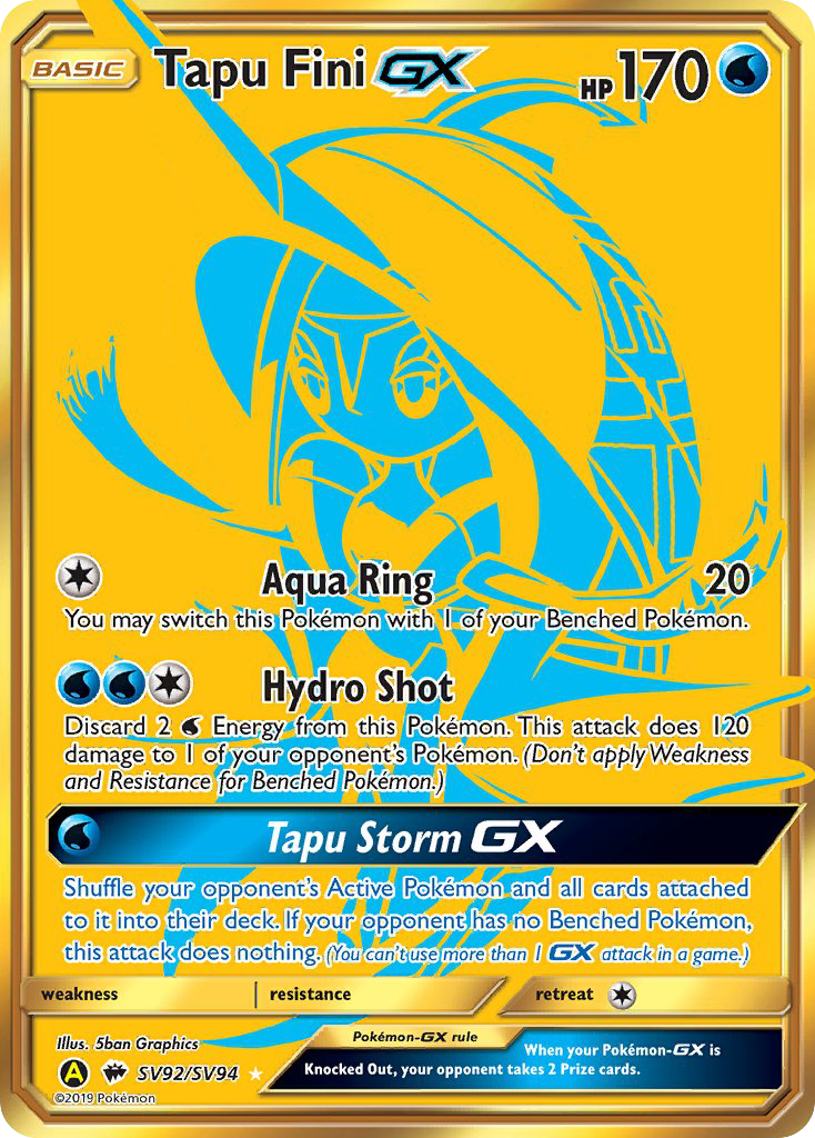 Tapu Fini GX (SV92/SV94) [Sun & Moon: Hidden Fates - Shiny Vault] | Play N Trade Winnipeg