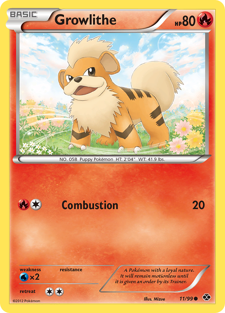 Growlithe (11/99) [Black & White: Next Destinies] | Play N Trade Winnipeg