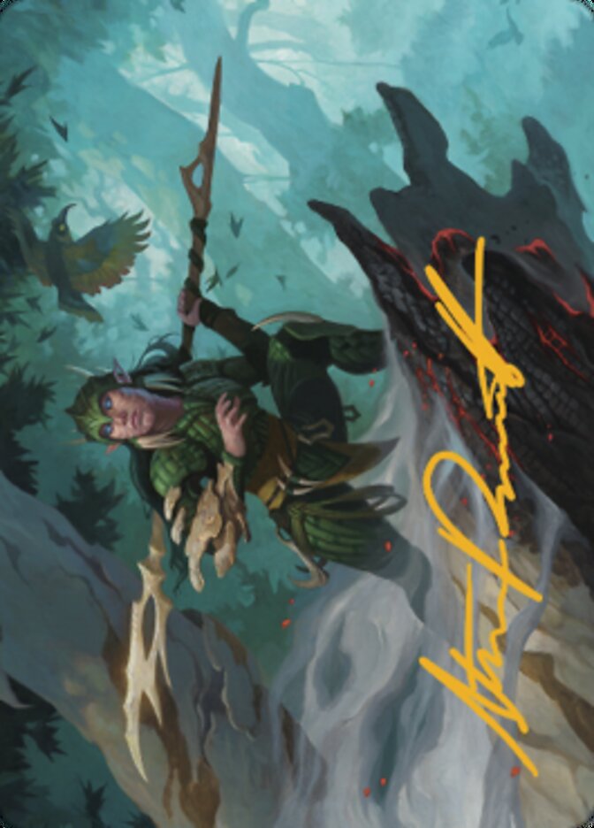 Gwenna, Eyes of Gaea Art Card (Gold-Stamped Signature) [The Brothers' War Art Series] | Play N Trade Winnipeg