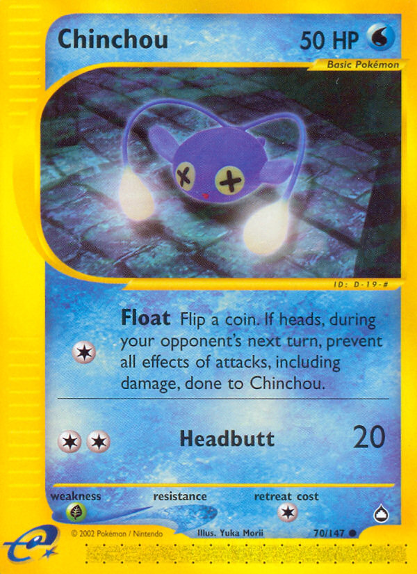 Chinchou (70/147) [Aquapolis] | Play N Trade Winnipeg