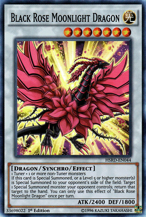 Black Rose Moonlight Dragon [HSRD-EN044] Super Rare | Play N Trade Winnipeg