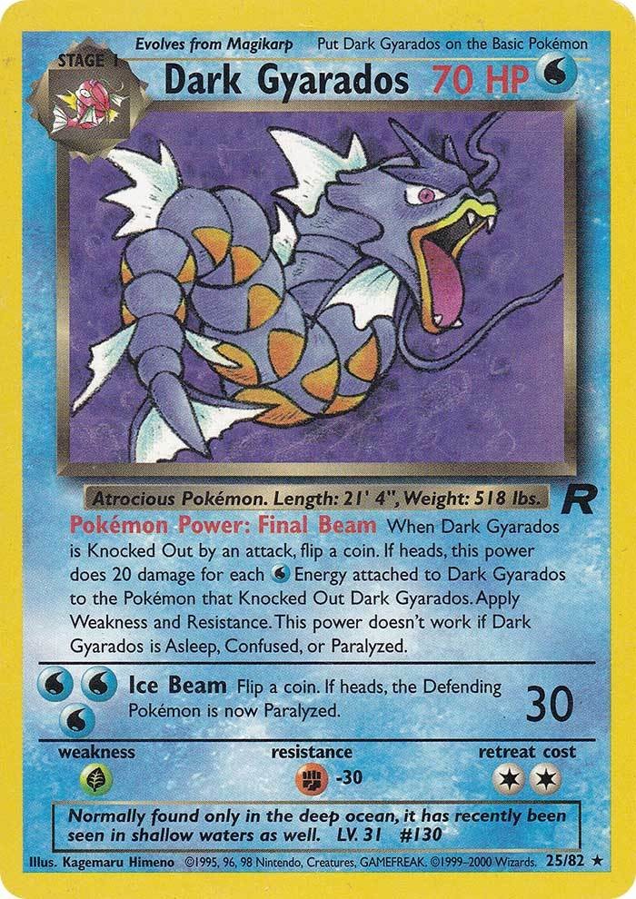 Dark Gyarados (25/82) [Team Rocket Unlimited] | Play N Trade Winnipeg