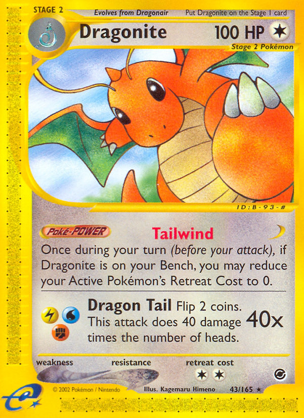 Dragonite (43/165) [Expedition: Base Set] | Play N Trade Winnipeg