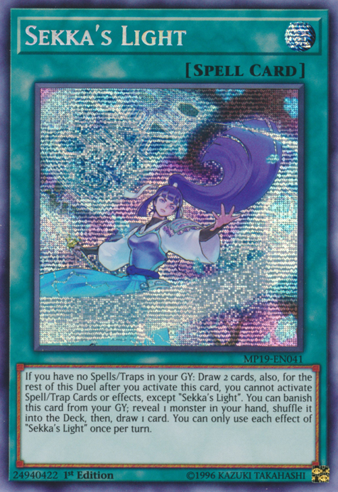 Sekka's Light [MP19-EN041] Prismatic Secret Rare | Play N Trade Winnipeg