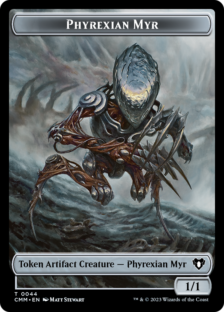 Phyrexian Myr Token [Commander Masters Tokens] | Play N Trade Winnipeg