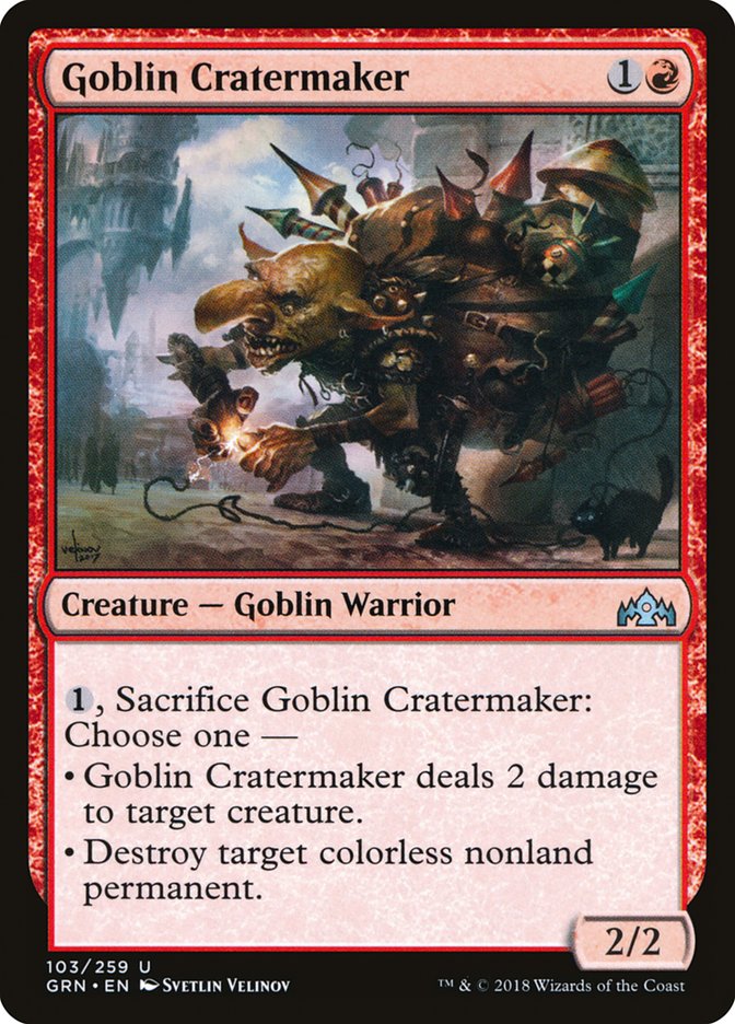 Goblin Cratermaker [Guilds of Ravnica] | Play N Trade Winnipeg