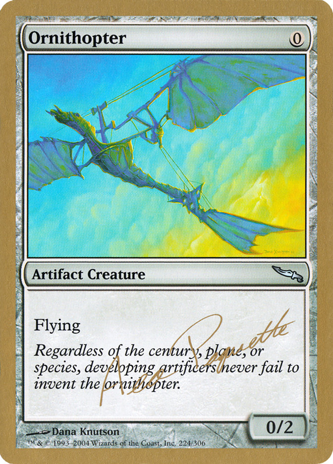 Ornithopter (Aeo Paquette) [World Championship Decks 2004] | Play N Trade Winnipeg