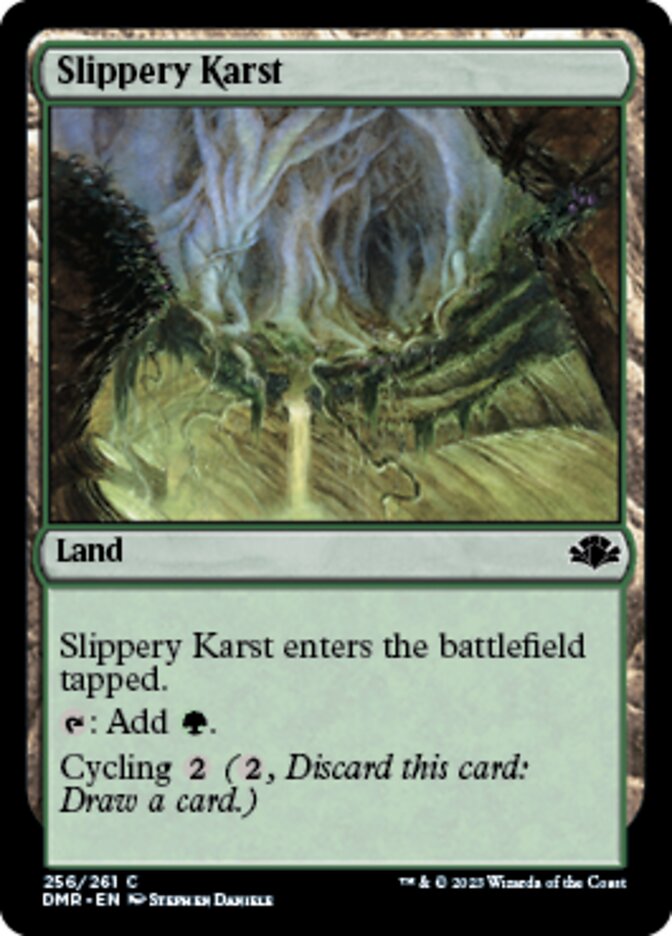 Slippery Karst [Dominaria Remastered] | Play N Trade Winnipeg