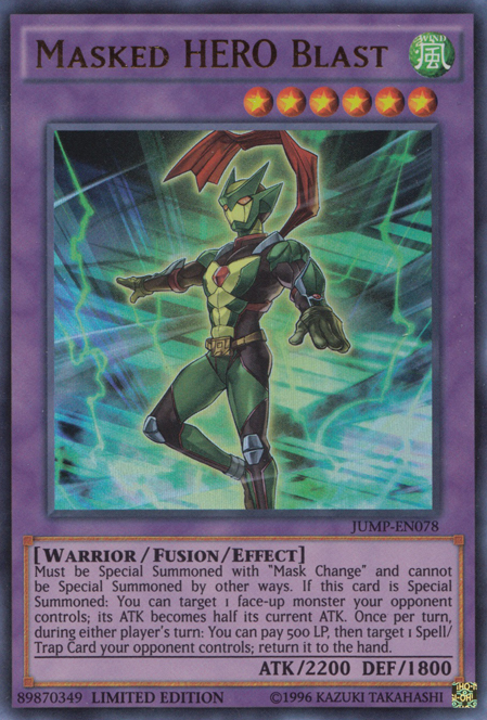 Masked HERO Blast [JUMP-EN078] Ultra Rare | Play N Trade Winnipeg