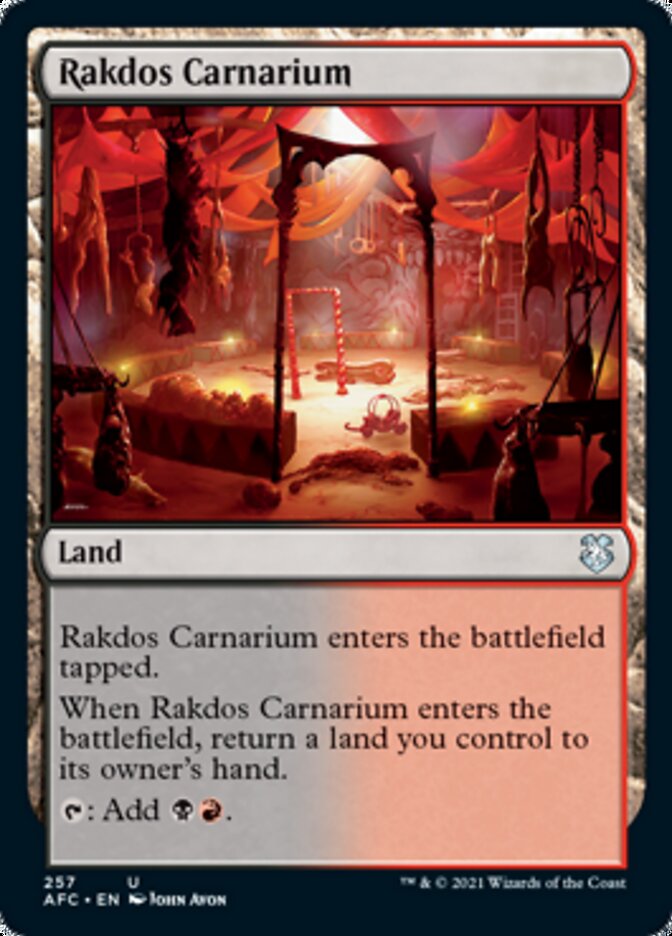 Rakdos Carnarium [Dungeons & Dragons: Adventures in the Forgotten Realms Commander] | Play N Trade Winnipeg