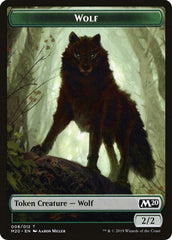 Wolf Double-sided Token [Challenger Decks 2020 Tokens] | Play N Trade Winnipeg