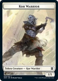 Kor Warrior // Plant Double-sided Token [Zendikar Rising Tokens] | Play N Trade Winnipeg