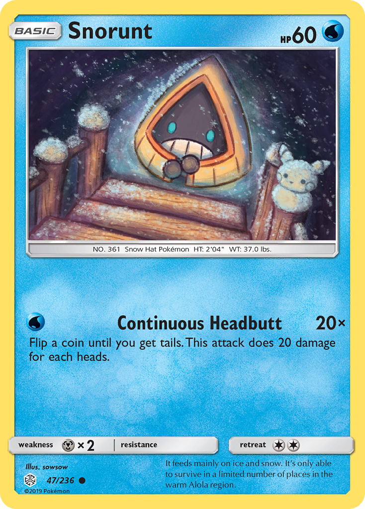 Snorunt (47/236) [Sun & Moon: Cosmic Eclipse] | Play N Trade Winnipeg