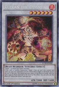 Vulcan the Divine [LC5D-EN249] Secret Rare | Play N Trade Winnipeg