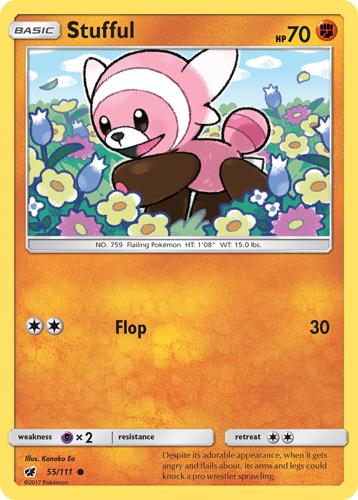 Stufful (55/111) [Sun & Moon: Crimson Invasion] | Play N Trade Winnipeg