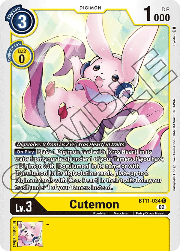 Cutemon [BT11-034] [Dimensional Phase] | Play N Trade Winnipeg