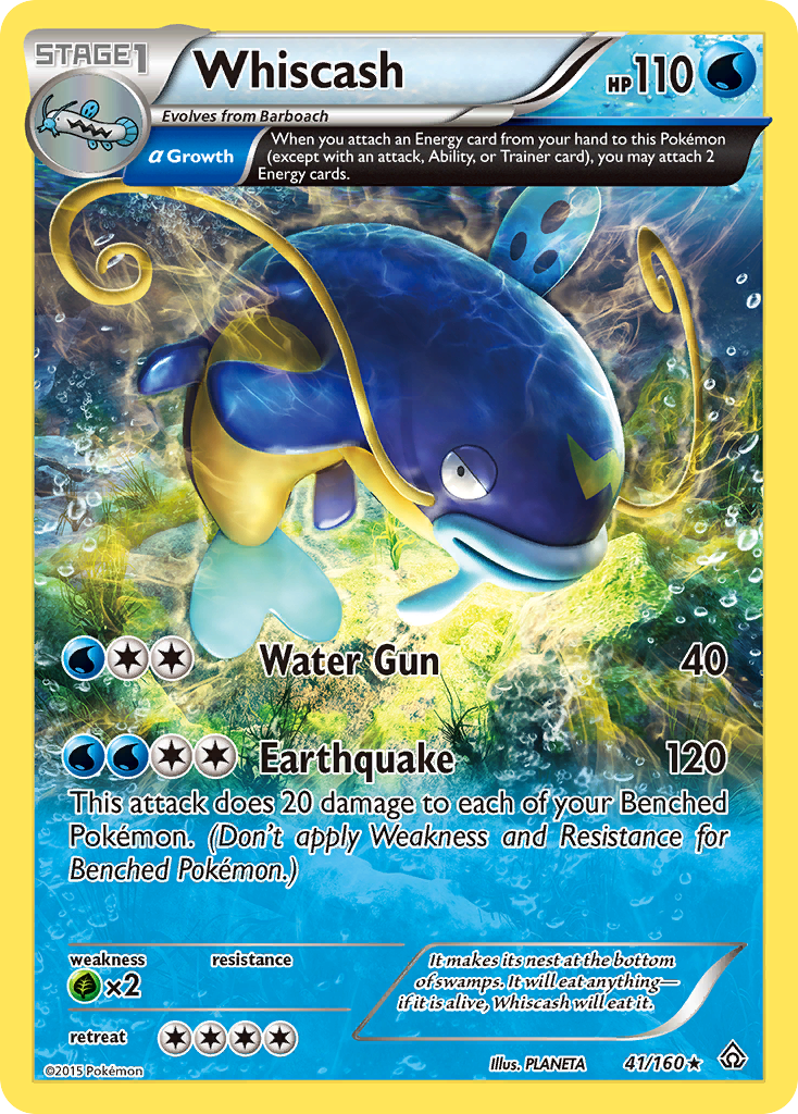 Whiscash (41/160) [XY: Primal Clash] | Play N Trade Winnipeg