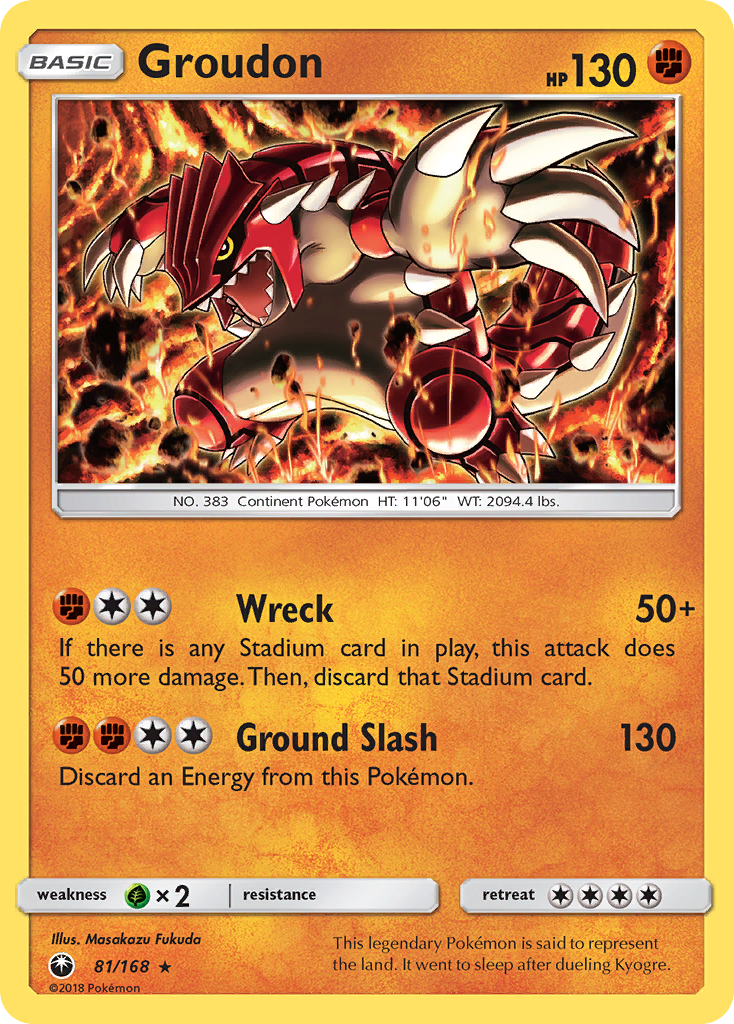 Groudon (81/168) [Sun & Moon: Celestial Storm] | Play N Trade Winnipeg