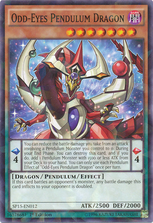 Odd-Eyes Pendulum Dragon [SP15-EN012] Shatterfoil Rare | Play N Trade Winnipeg