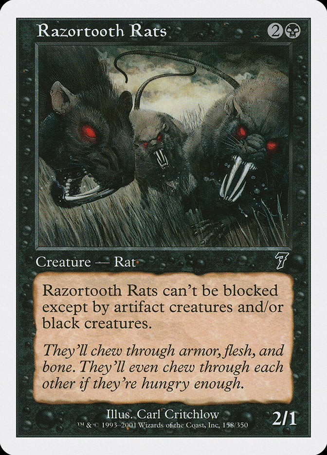 Razortooth Rats [Seventh Edition] | Play N Trade Winnipeg