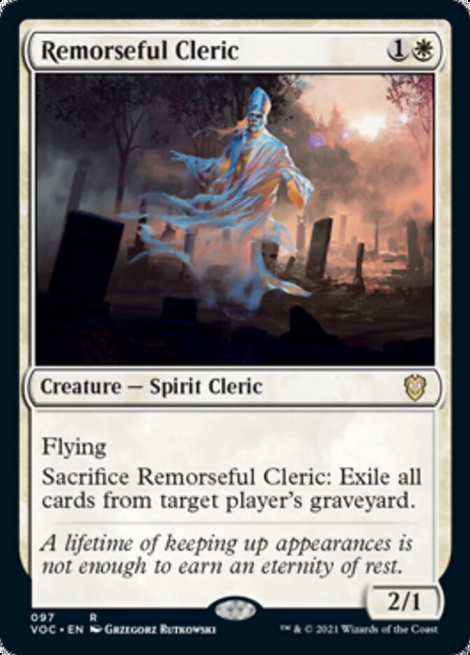 Remorseful Cleric [Innistrad: Crimson Vow Commander] | Play N Trade Winnipeg