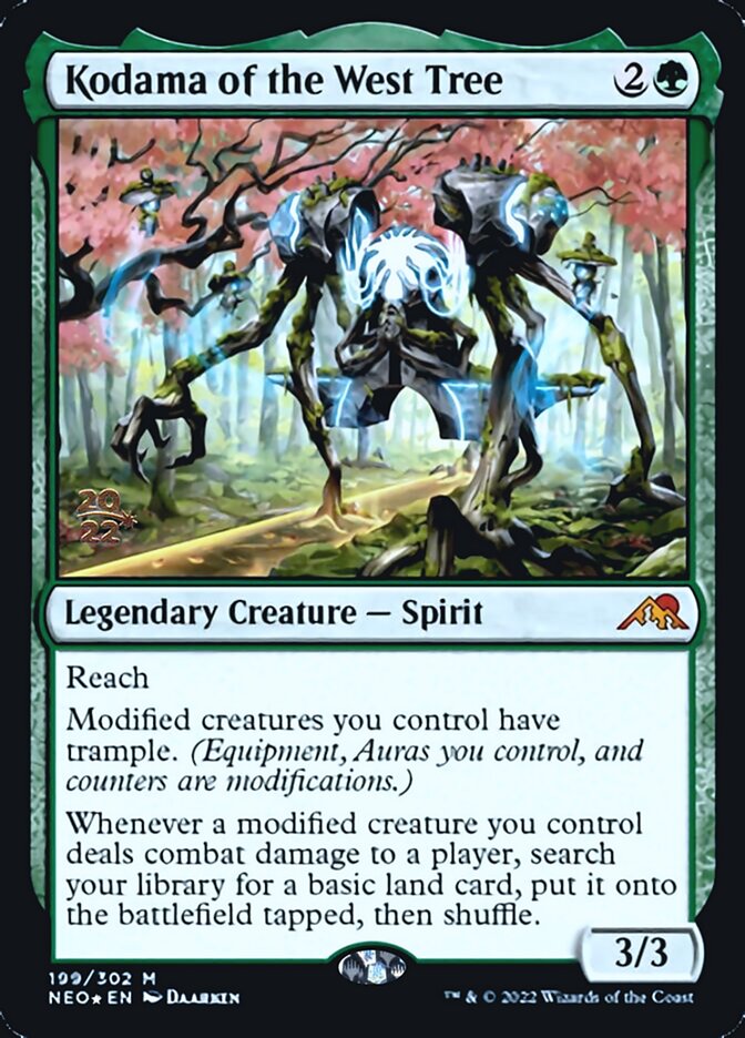 Kodama of the West Tree [Kamigawa: Neon Dynasty Prerelease Promos] | Play N Trade Winnipeg