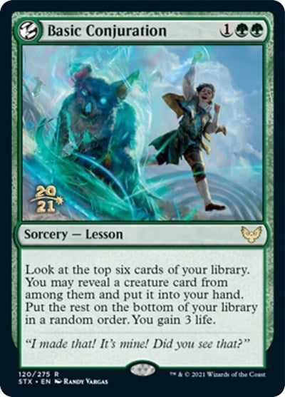 Basic Conjuration [Strixhaven: School of Mages Prerelease Promos] | Play N Trade Winnipeg