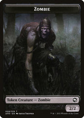 Devil // Zombie Double-sided Token [Dungeons & Dragons: Adventures in the Forgotten Realms Tokens] | Play N Trade Winnipeg