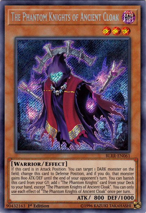 The Phantom Knights of Ancient Cloak [BLRR-EN061] Secret Rare | Play N Trade Winnipeg