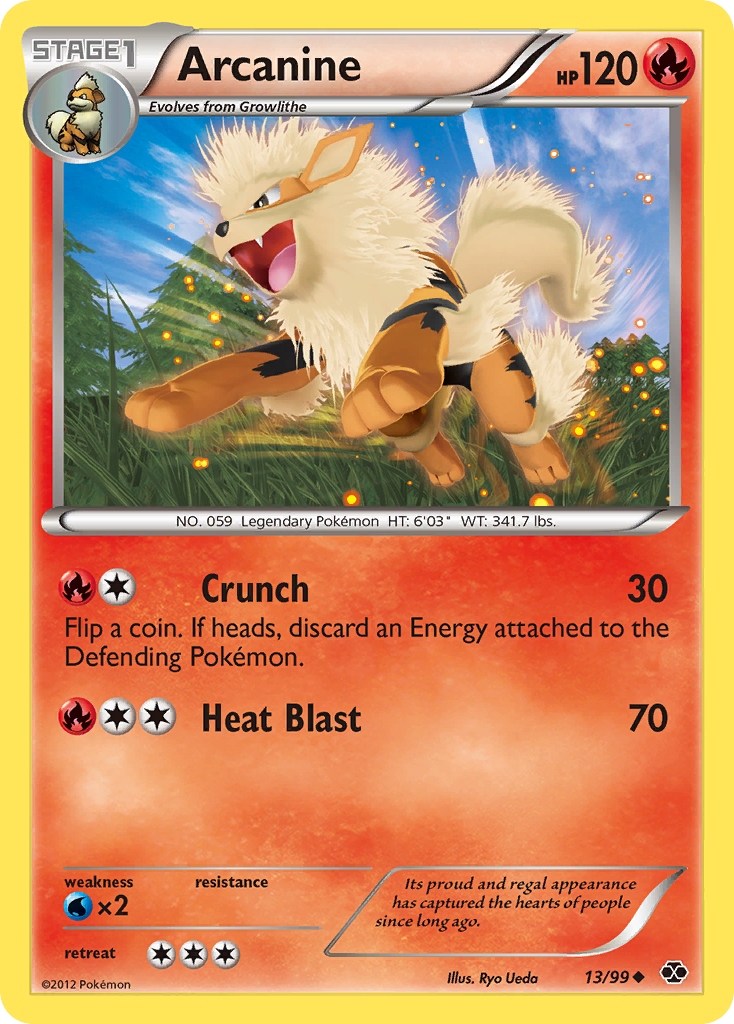 Arcanine (13/99) [Black & White: Next Destinies] | Play N Trade Winnipeg