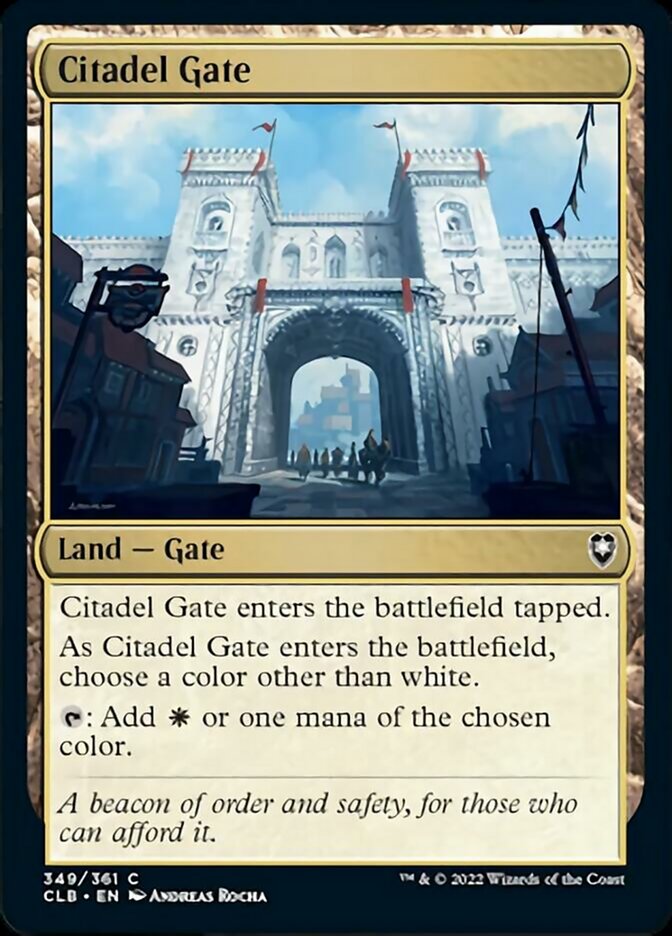 Citadel Gate [Commander Legends: Battle for Baldur's Gate] | Play N Trade Winnipeg