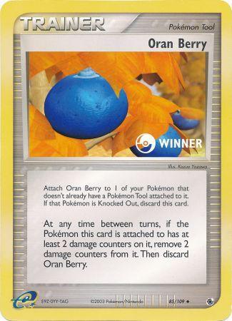 Oran Berry (85/109) (Jumbo Card) [EX: Ruby & Sapphire] | Play N Trade Winnipeg